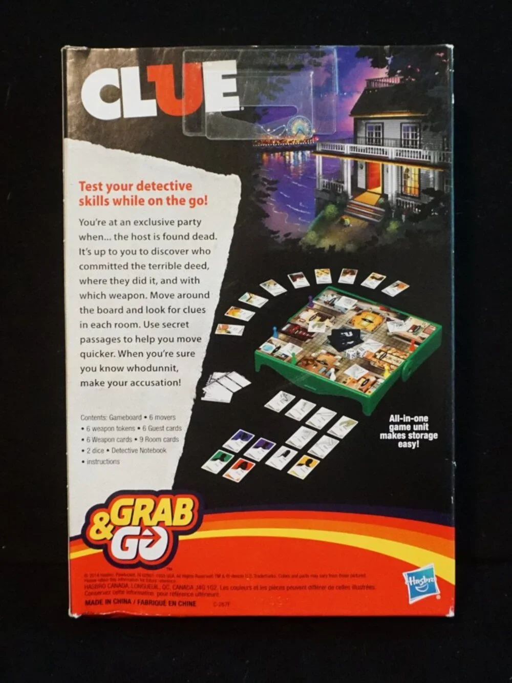 Hasbro Travel Games Set of 3 Boggle, Trouble, and Clue Grab & Go Games